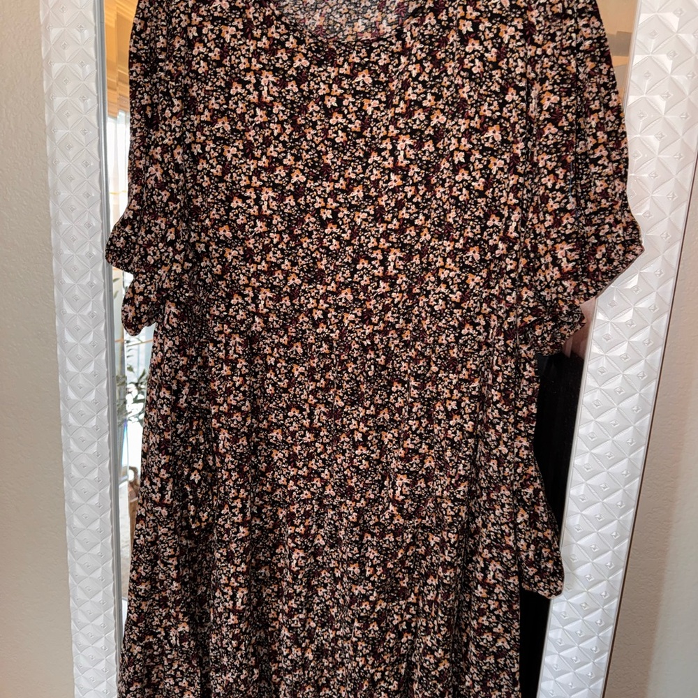 Ava & Viv Multicolor Floral Blouse